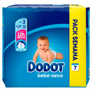 180985 - PAÑAL INFANTIL DODOT T- 3 04-10 KG 32 U